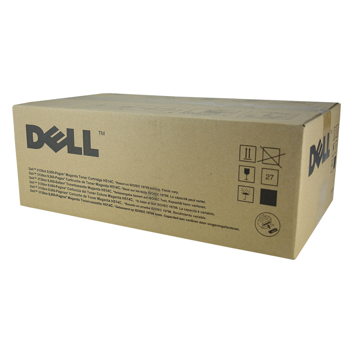 OEM Dell H514C (330-1200) Toner Cartridge, Magenta, 9K Yield