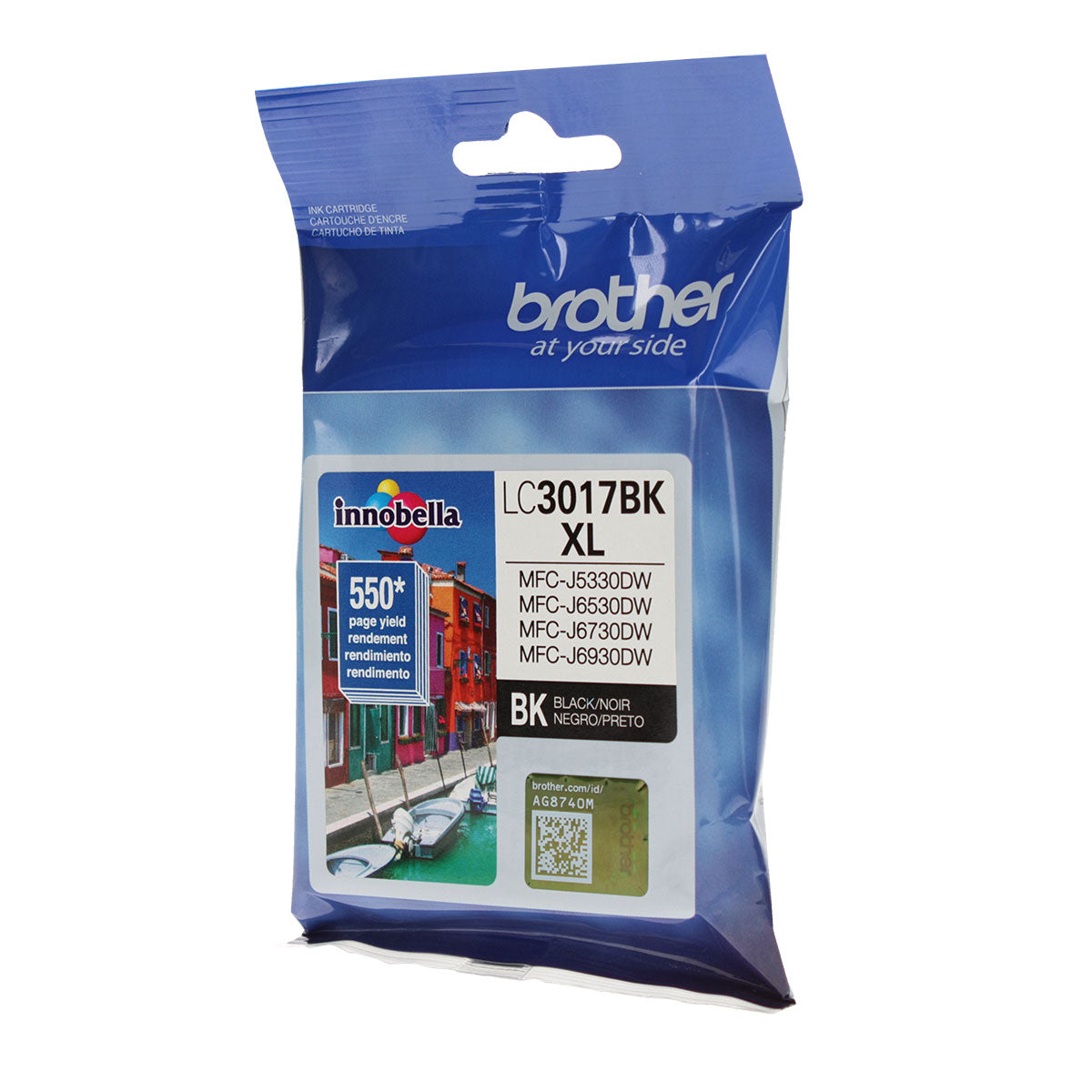 OEM Brother  (LC3017BK) Inkjet, Black, 550 High Yield