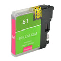 Compatible Brother LC61/LC65 (LC61M/LC65HYM) InkJet Cartridge, Magenta, 1700 High Yield