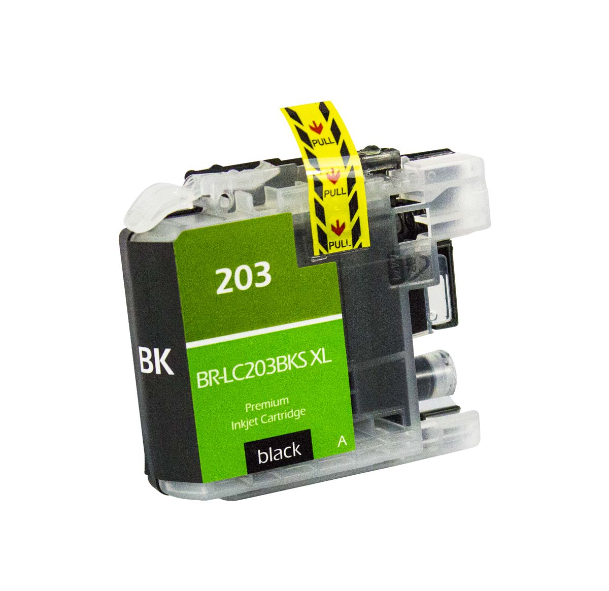 Compatible Brother LC203 XL (LC203BKXL) InkJet Cartridge, Black, 550 High Yield