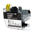 Compatible Brother LC401BK Inkjet Cartridge, Black, 200 Yield