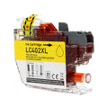 Compatible Brother LC402XLY Inkjet Cartridge, Yellow, 1500 High Yield