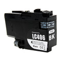 Compatible Brother LC406BK Inkjet Cartridge, Black, 3000 Yield