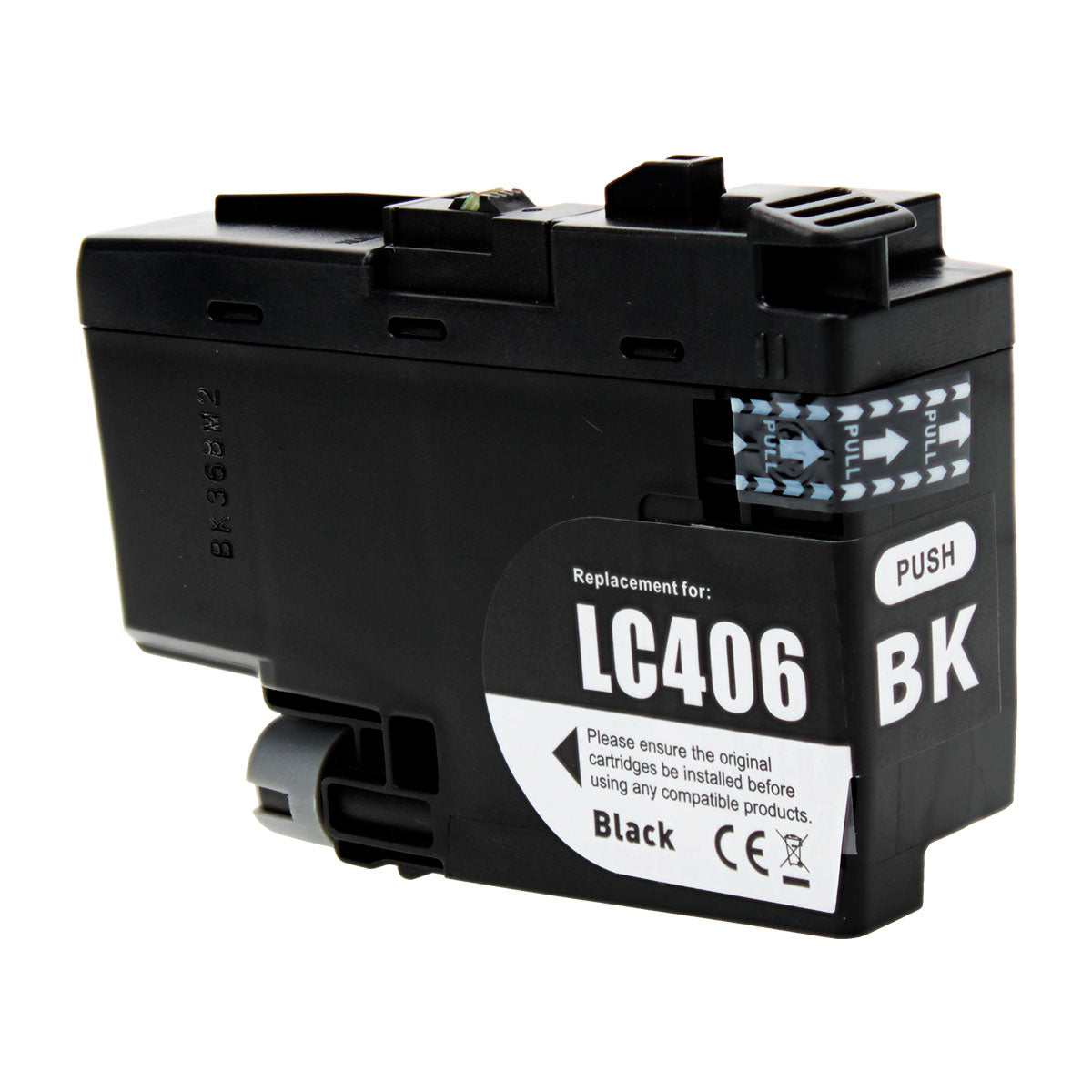 Compatible Brother LC406BK Inkjet Cartridge, Black, 3000 Yield