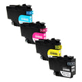 Compatible Brother LC406XL (LC406XL BK, C, M, Y) Inkjet Color Combo, Black, Cyan, Magenta, Yellow, 6000/5000 High Yield, 4 Cartridge Pack (1K/1C/1M/1Y)