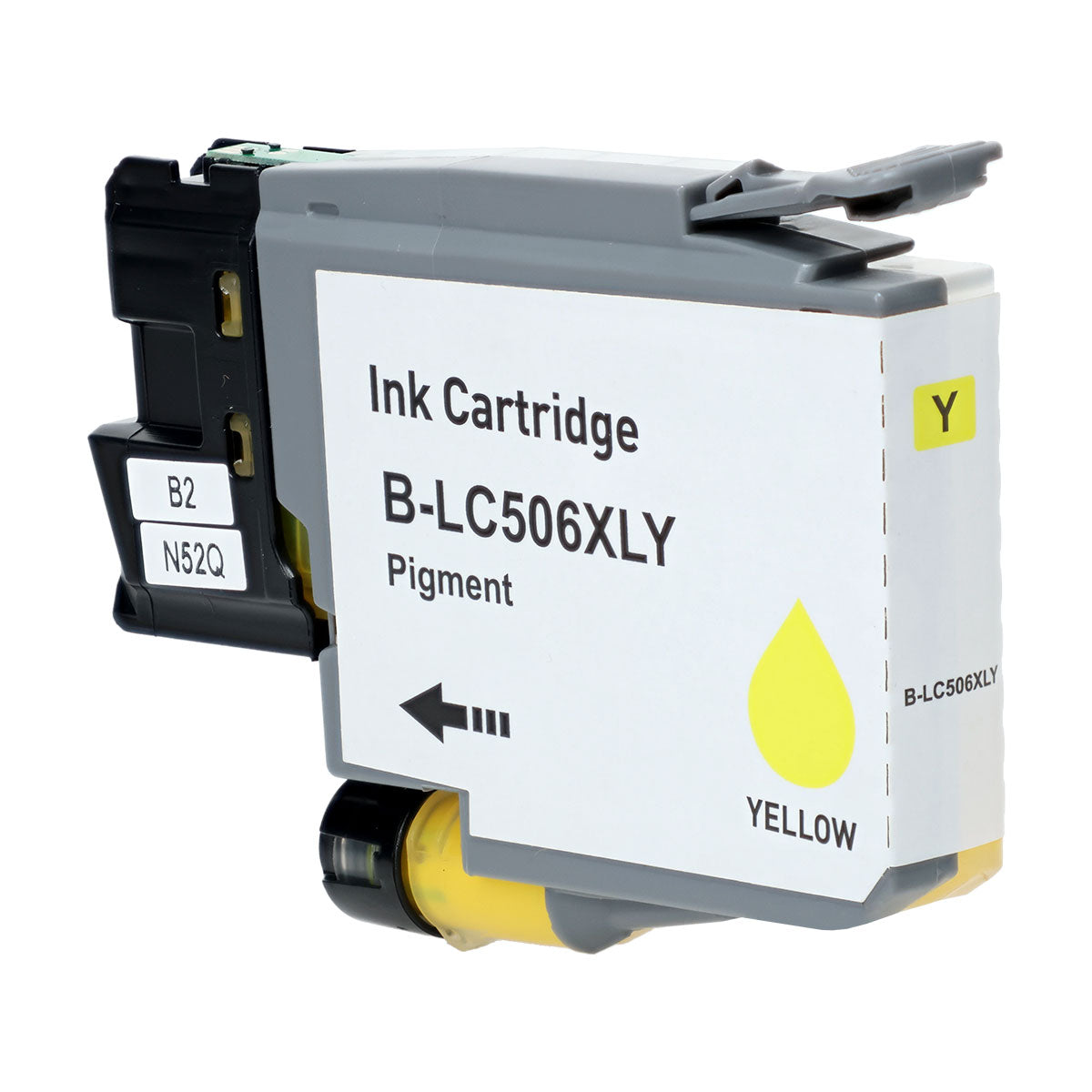 Compatible Brother LC506XLY Inkjet Cartridge, Yellow, 1500 High Yield