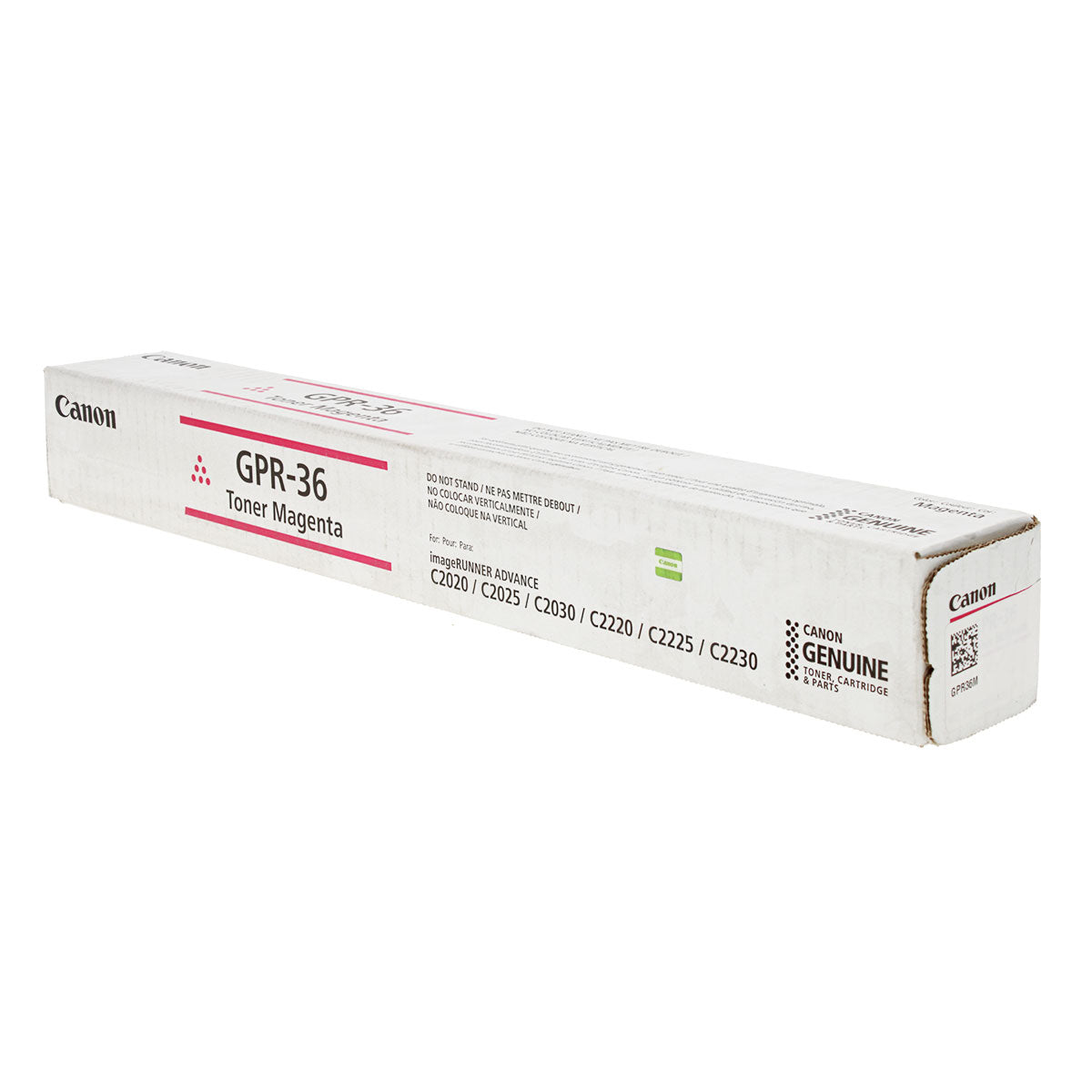 OEM Canon GPR-36 (3784B003) Toner Cartridge, Magenta, 19K Yield