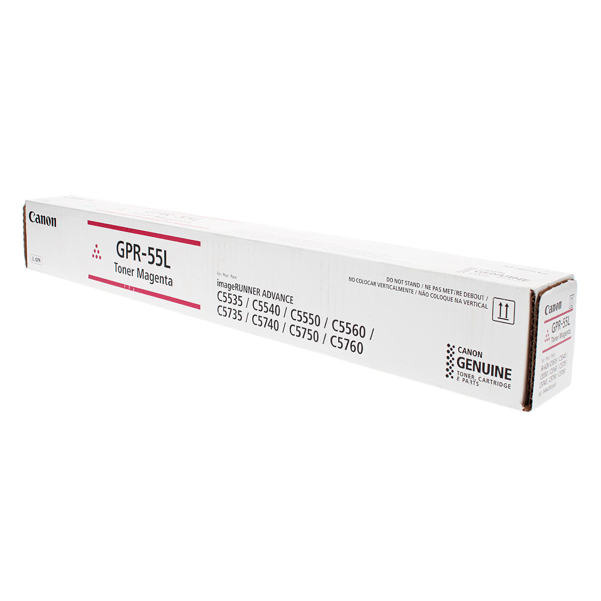 OEM Canon GPR-55L (0486C003) Toner Cartridge, Magenta, 26K Yield