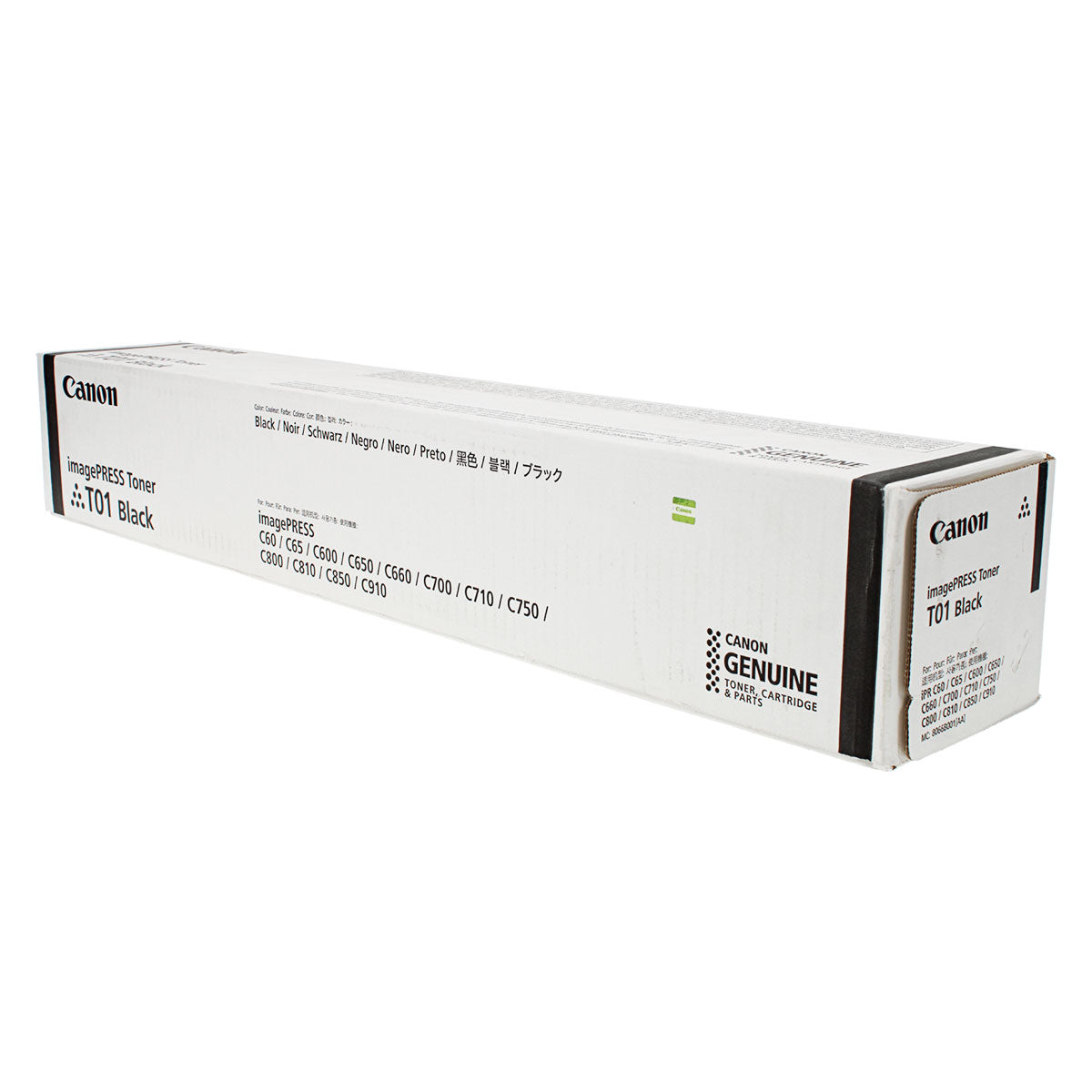 OEM Canon T01BK (8066B001) Toner Cartridge, Black, 56K Yield