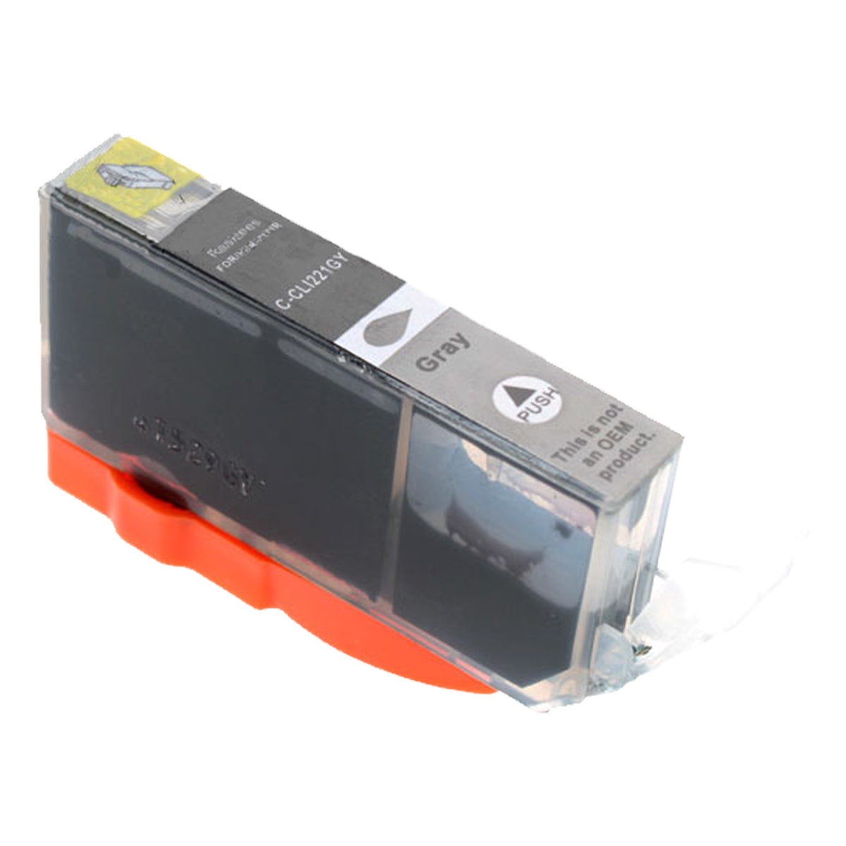 Compatible Canon CLI-221 (CLI-221GY) InkJet Cartridge, Gray, 420 Yield
