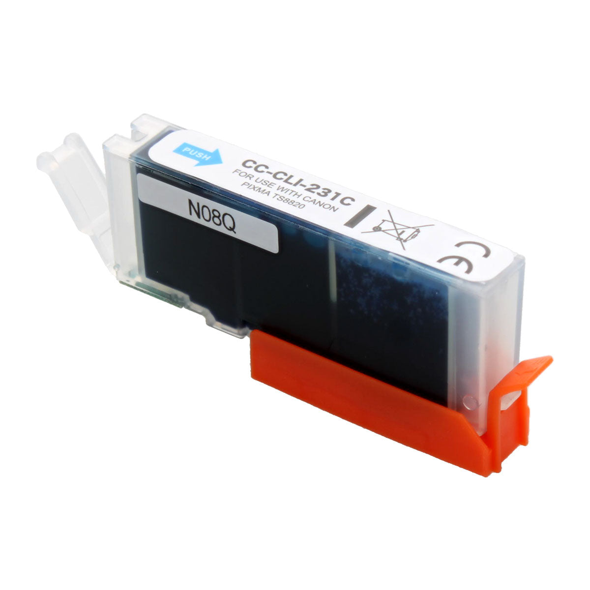 Compatible Canon CLI-231CN (6675C001) Inkjet Cartridge, Cyan, 8.5 ML