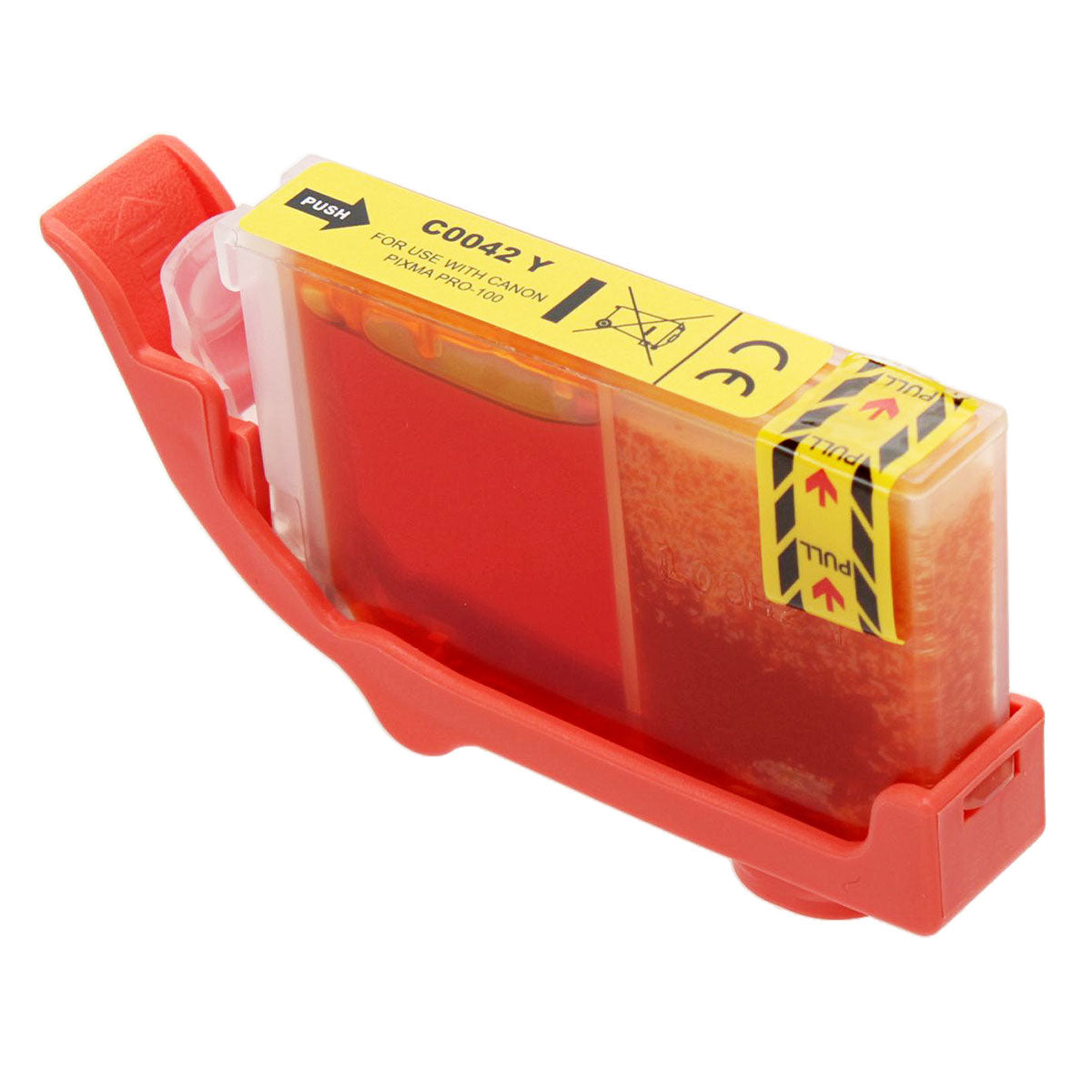 Compatible Canon CLI-42 (CLI-42Y) InkJet Cartridge, Yellow, 600 Yield