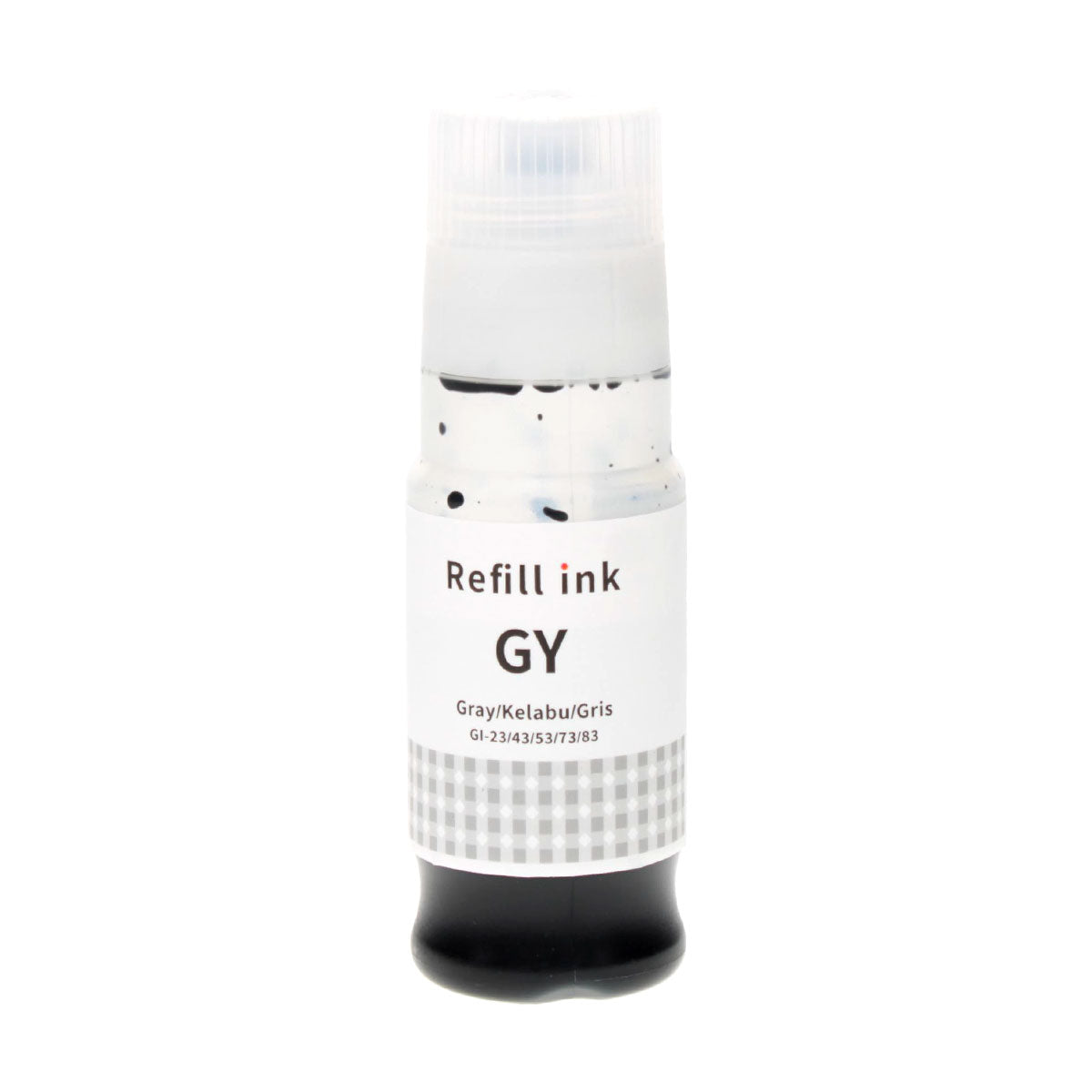 Compatible Canon GI-23GY (4705C001) Inkjet Bottle, Gray, 70 ML