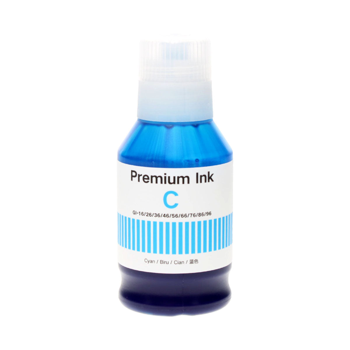 Compatible Canon GI-26C (4421C001) Inkjet Bottle, Pigment Cyan, 170 ML