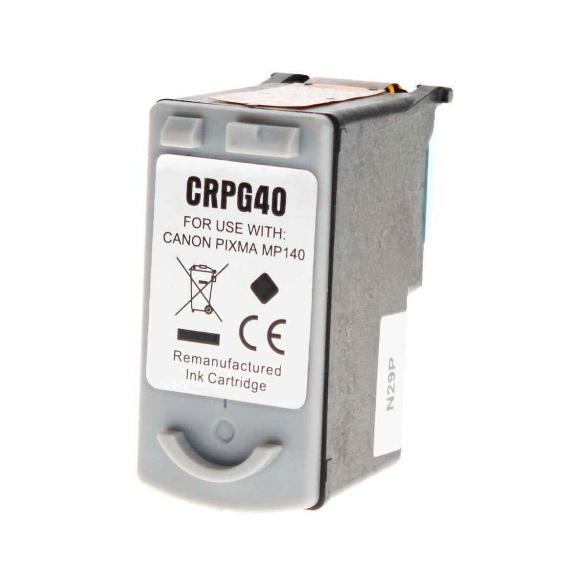 Remanufactured Canon PG-40/PG-50 (0615B002) Inkjet Cartridge, Universal Black, 320 Yield, PG-40/50