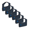 Compatible Fujitsu D30L90010601 Printer Ribbon, Black, 6 Pack Value Pack