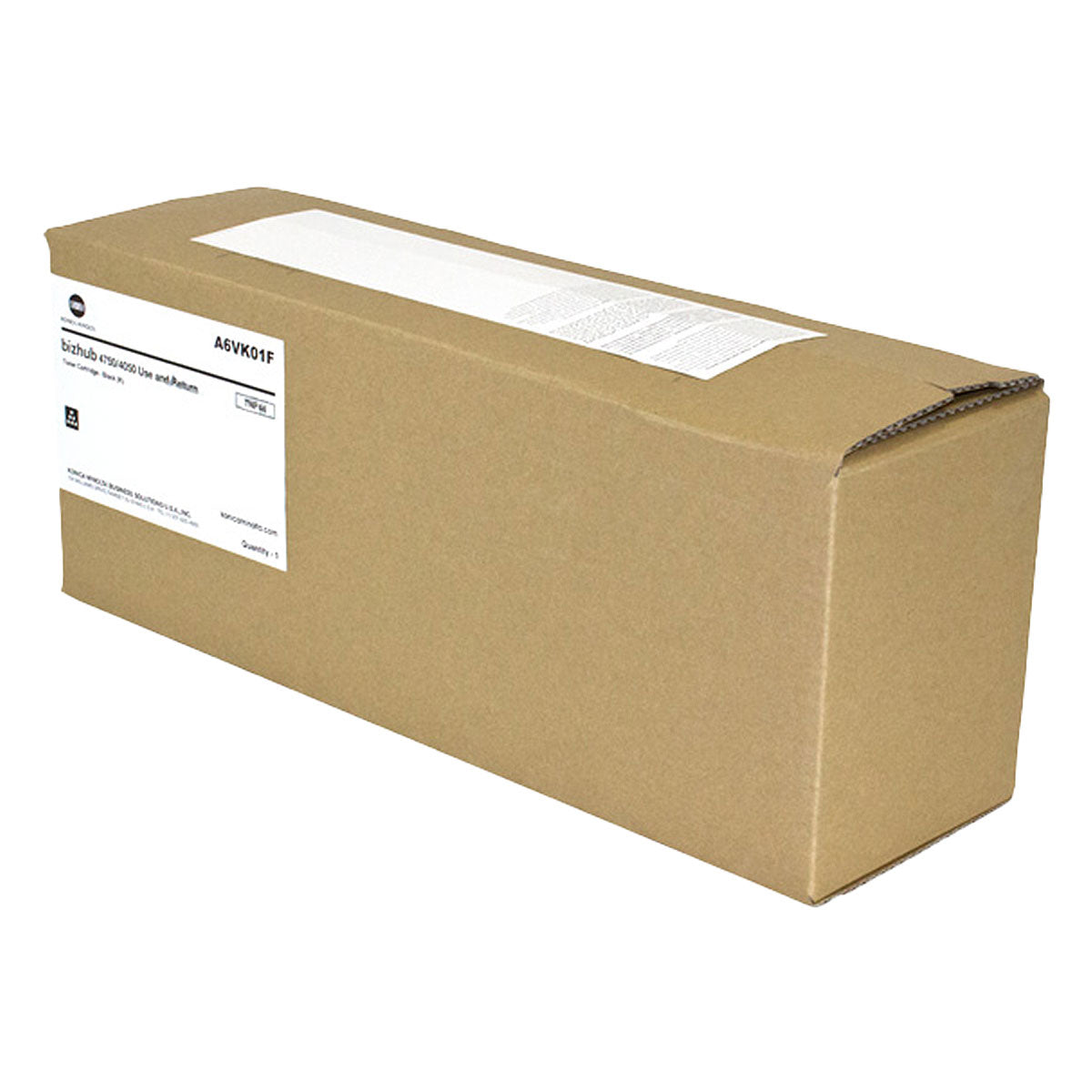 OEM Konica Minolta TNP44 (A6VK01F) Toner Cartridge, Black, 20K Yield, Return Program
