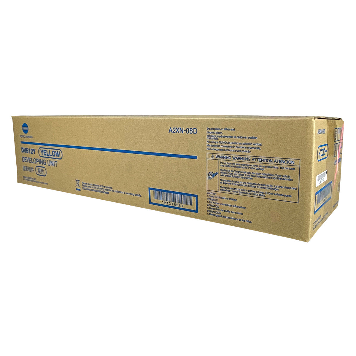 OEM Konica Minolta DV512Y (A2XN08D) Developer Unit, Yellow, 590K Yield