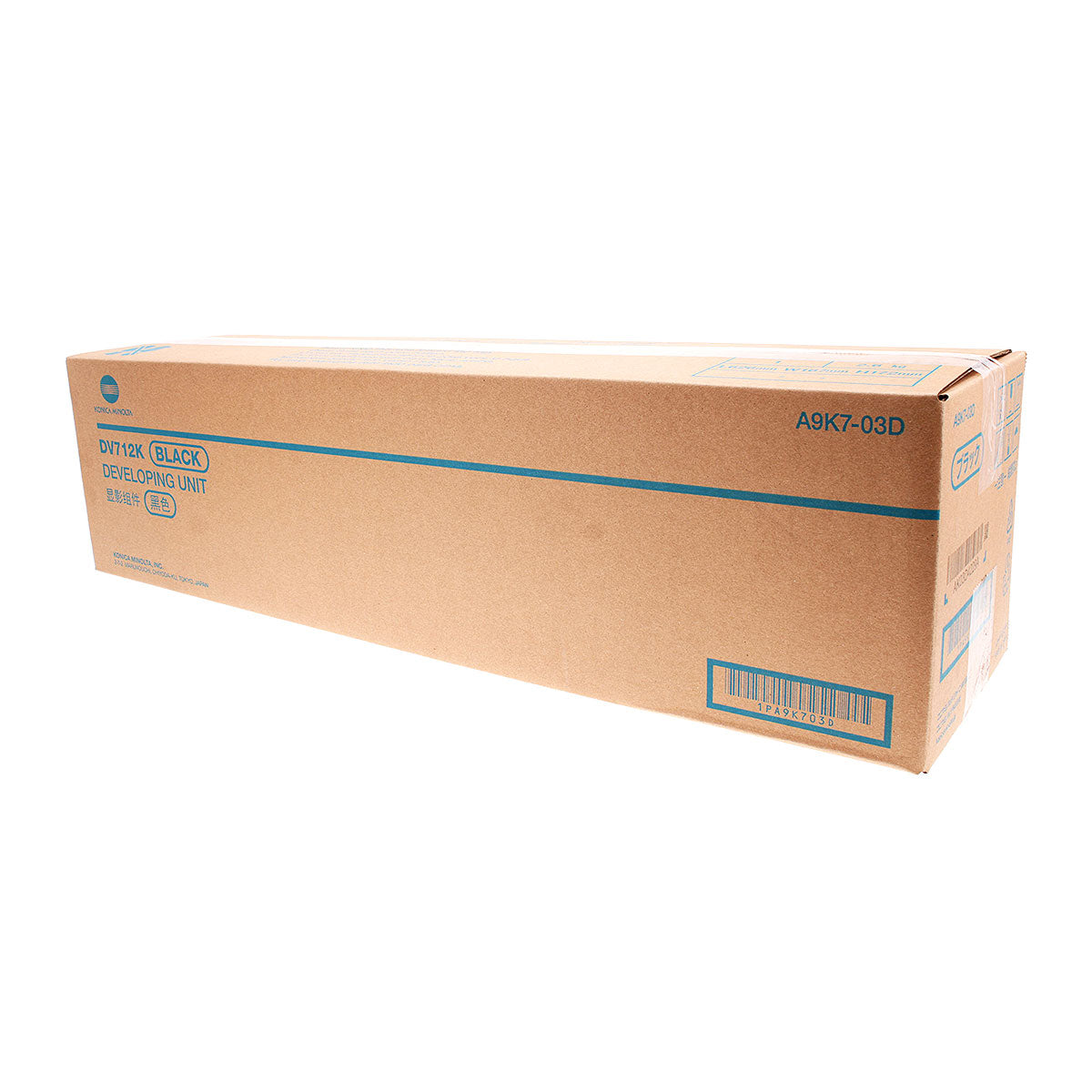 OEM Konica Minolta DV712K (A9K703D) Developer Unit, Black, 1,200K Yield