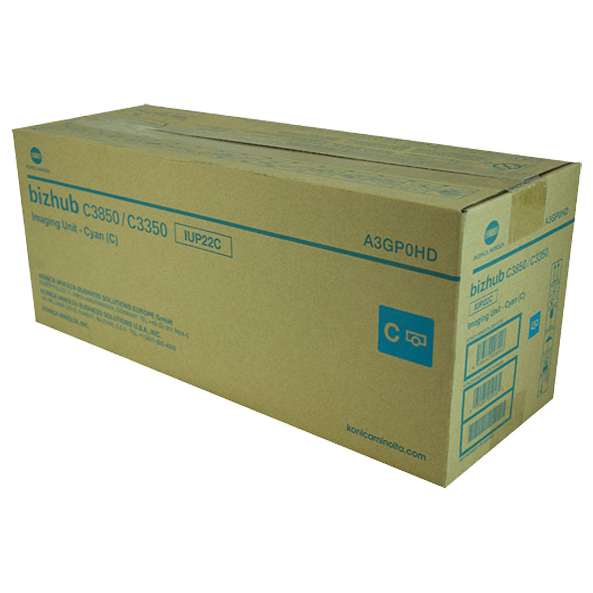 OEM Konica Minolta IUP22C (A3GP0HD) Imaging Unit, Cyan, 60K Yield