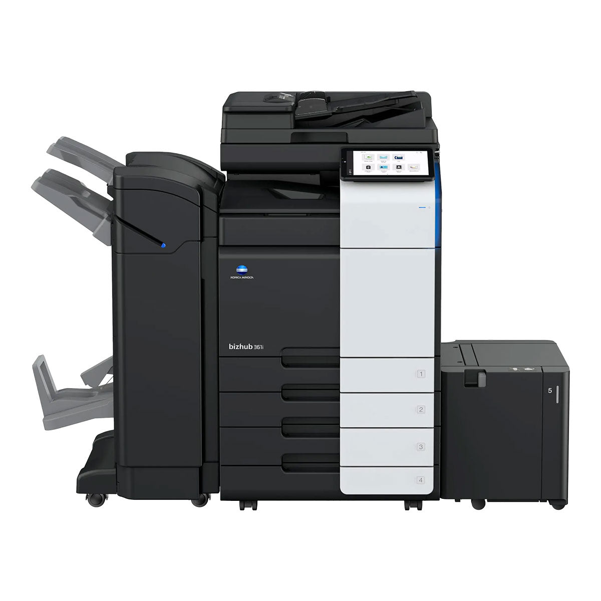 OEM Konica Minolta bizhub 361i (ADXV013) MFP, 36 ppm Monochrome, Print, Copy, Scan, (Fax), With DSDF