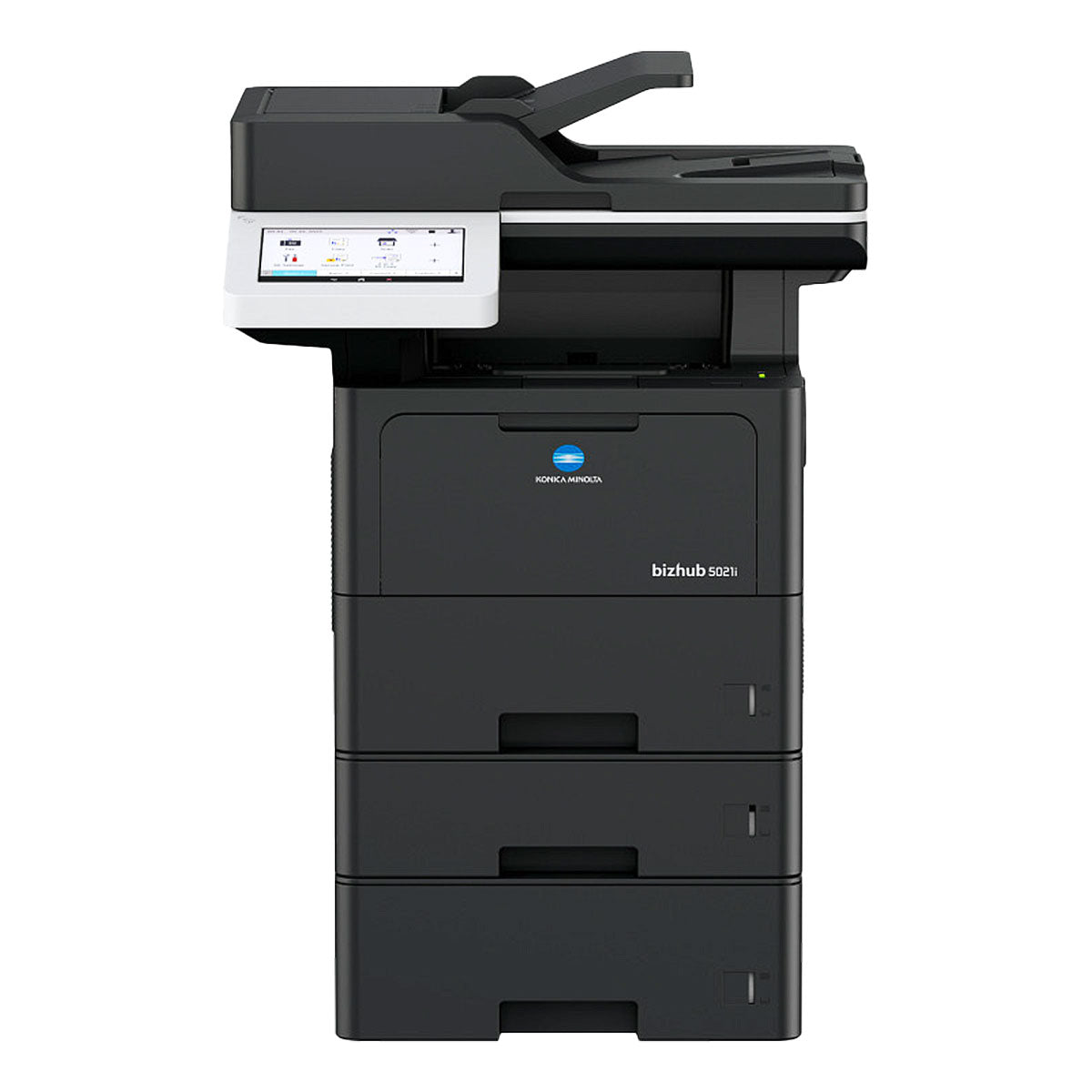 OEM Konica Minolta bizhub 5021i (AF26011) MFP, 52 ppm Monochrome, Print, Copy, Scan, Fax, Starter Toner, K=8K Yield