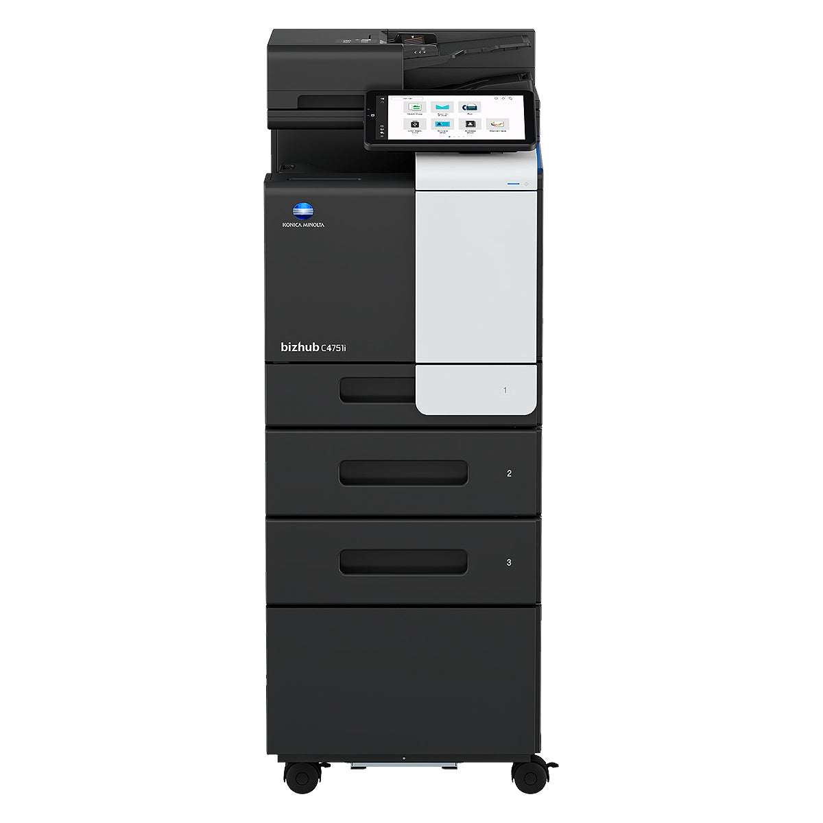 OEM Konica Minolta bizhub C4751i (AE7J011) MFP, 50 ppm Color, Print, Copy, Scan, Fax, Full Yield Toner, K=13K Yield, CMY=9K Yield