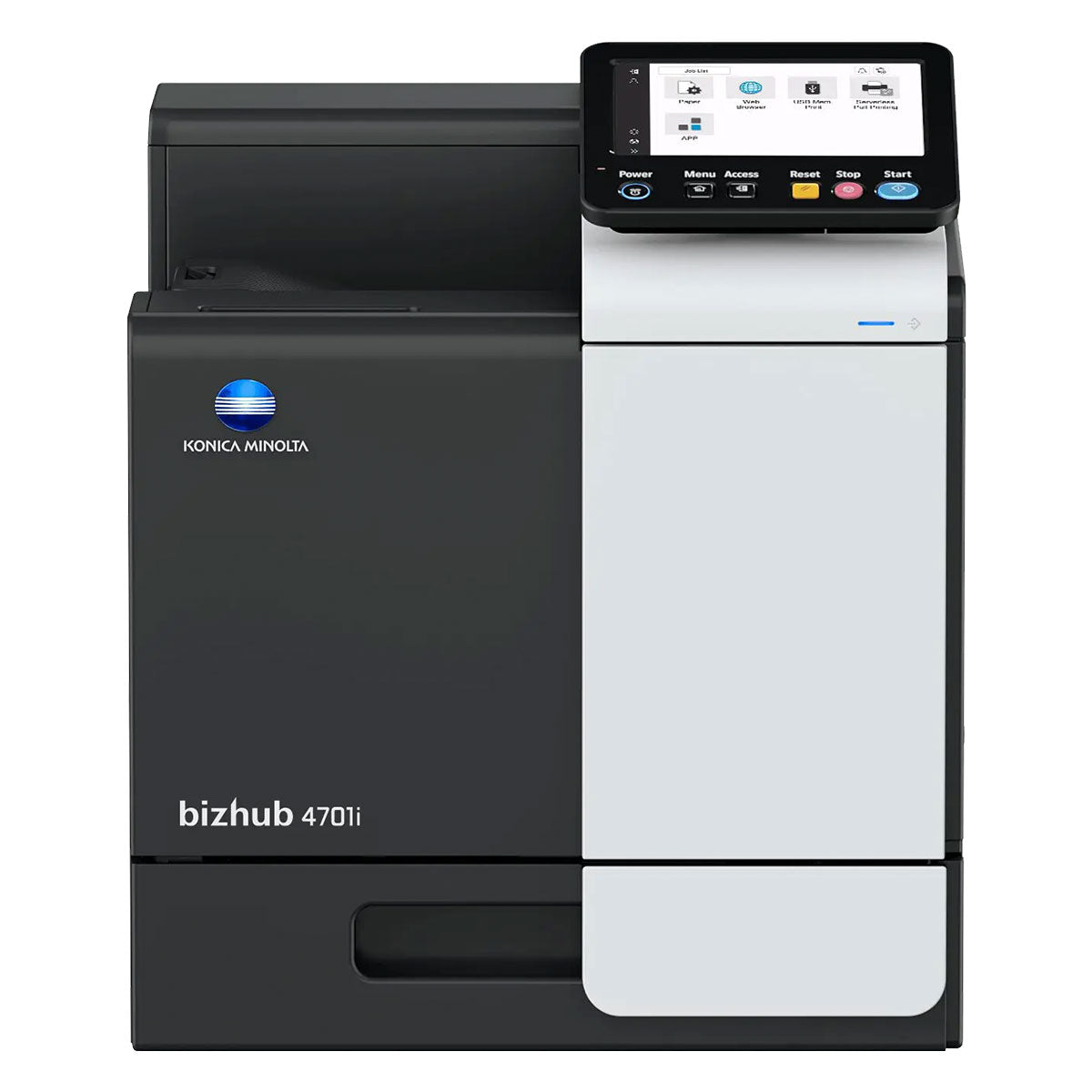 OEM Konica Minolta bizhub 4701i (ACTA017) Printer, 50 ppm Monochrome, Print, Starter Toner, K=20K Yield