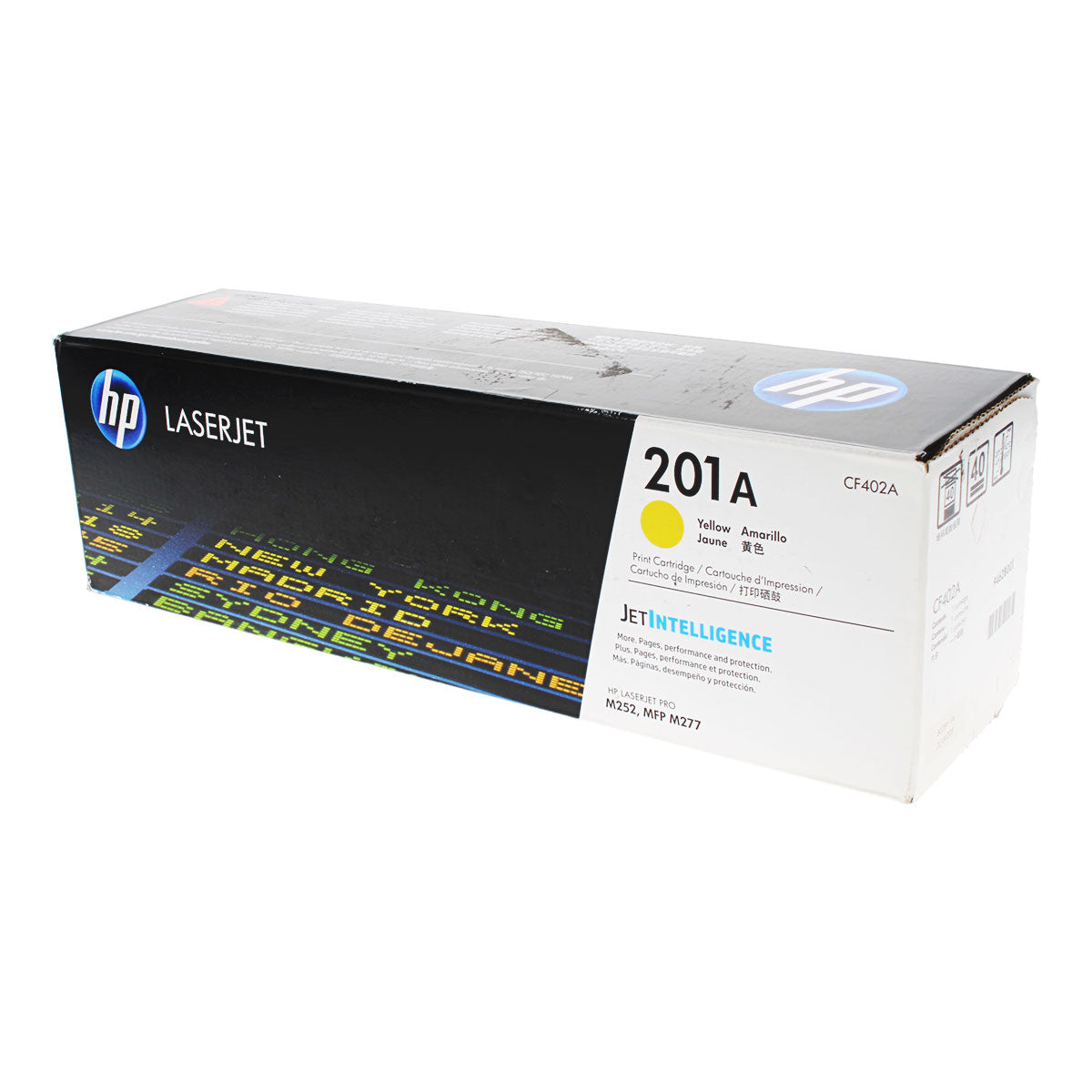 OEM HP 201A (CF402A) Toner Cartridge, Yellow, 1.4K Yield