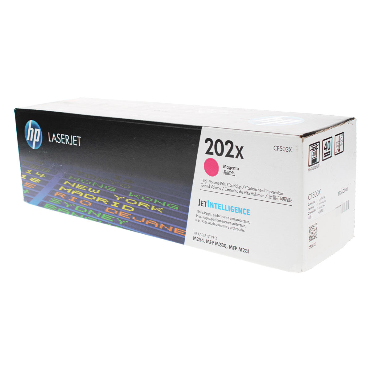 OEM HP 202X (CF503X) Toner Cartridge, Magenta, 2.5K High Yield