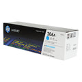 OEM HP 206A (W2111A) Toner Cartridge, Cyan, 1,250 Yield