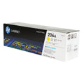 OEM HP 206A (W2112A) Toner Cartridge, Yellow, 1,250 Yield