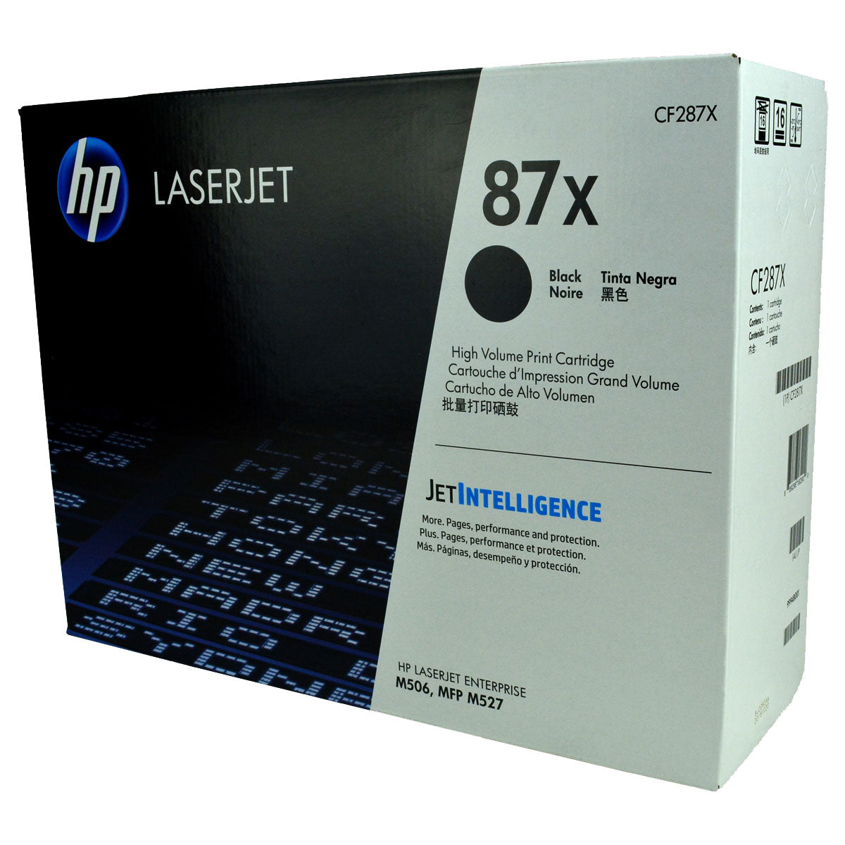 OEM HP 87X (CF287X) Toner Cartridge, Black, 18K High Yield