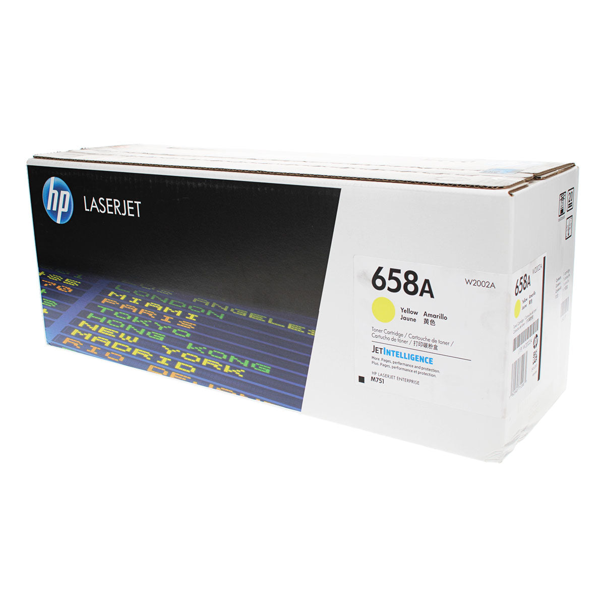 OEM HP 658A (W2002A) Toner Cartridge, Yellow, 6K Yield