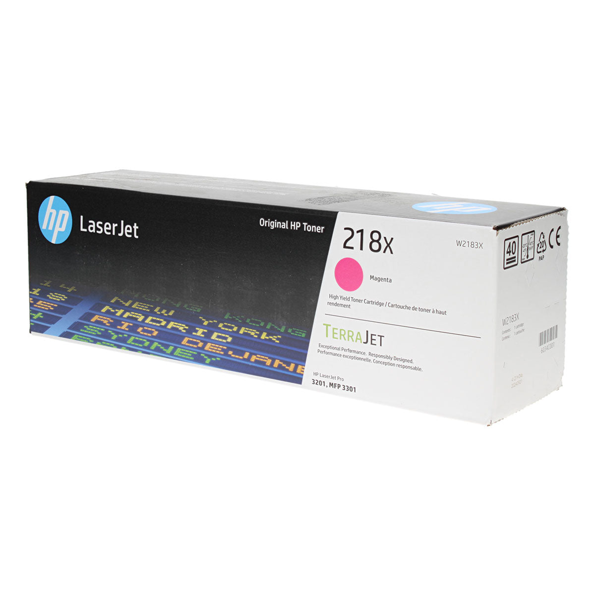 OEM HP  (W2183X) Toner Cartridge, Magenta, 2.5K Yield