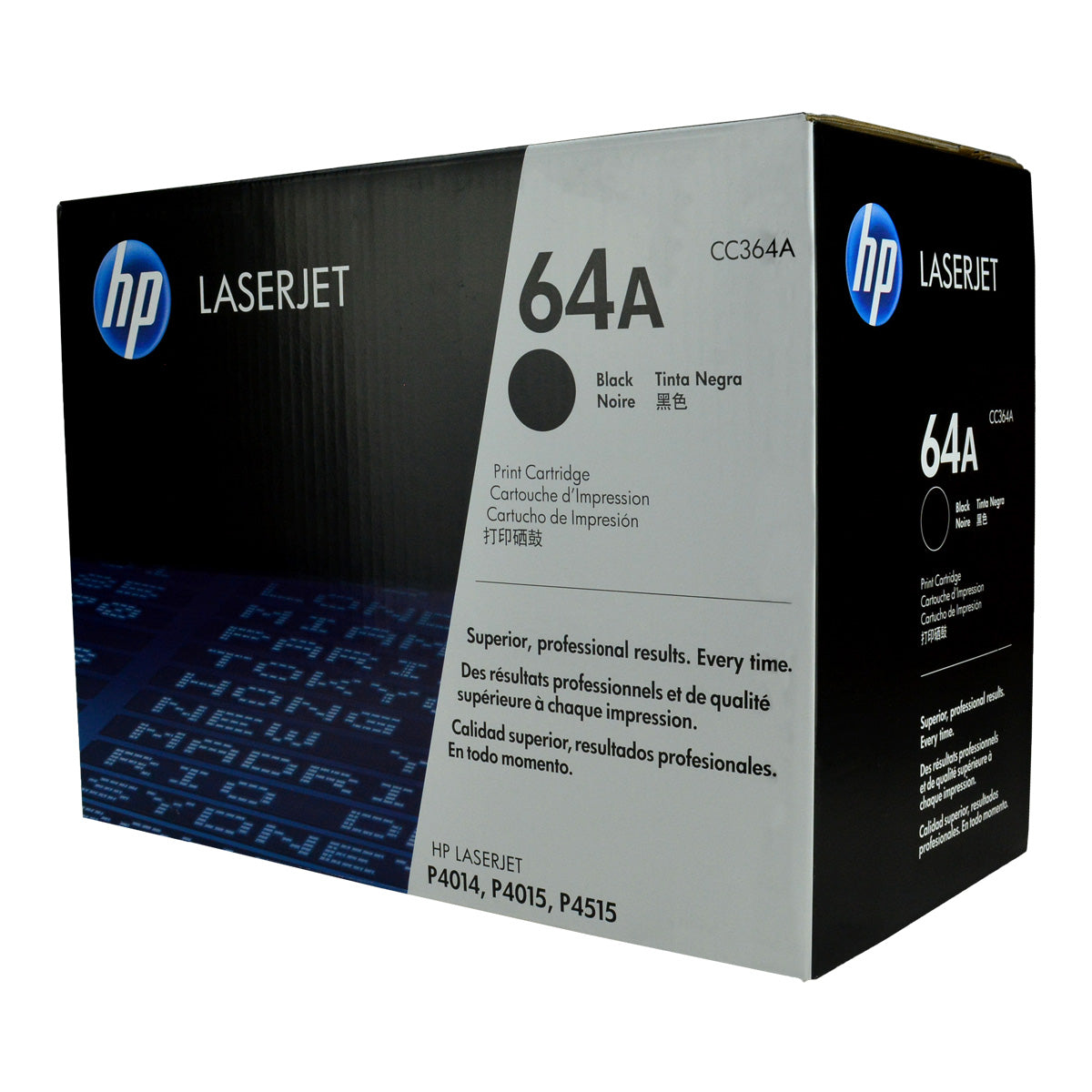 OEM HP 64A (CC364A) Toner Cartridge, Black, 10K Yield
