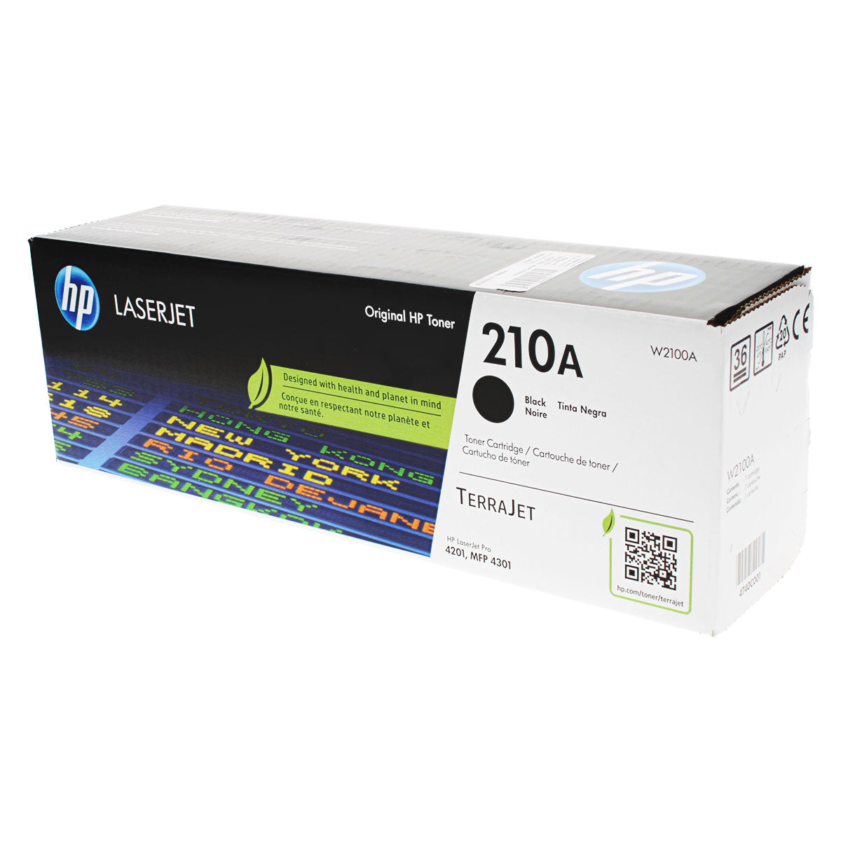 OEM HP  (W2100A) Toner Cartridge, Black, 2K Yield