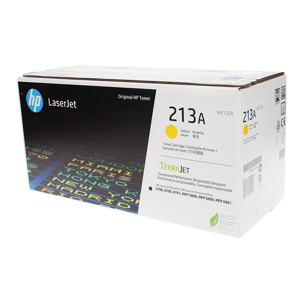 OEM HP  (W2132A) Toner Cartridge, Yellow, 3K Yield
