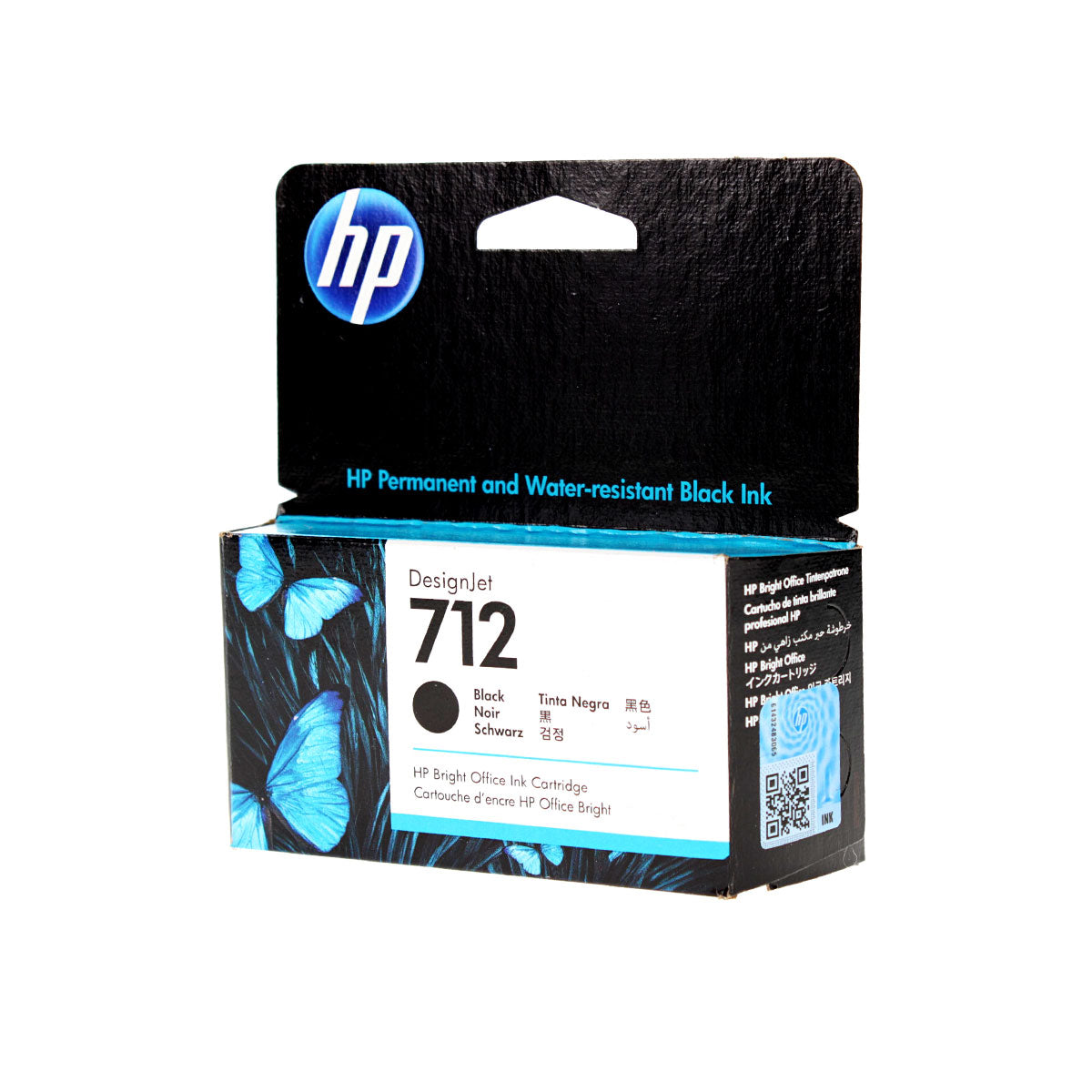 OEM HP 712 (3ED70A) Inkjet, Black, 38 Yield