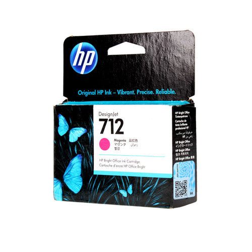3ED68A HP  712, Inkjet, Magenta, OEM, 29 Yield