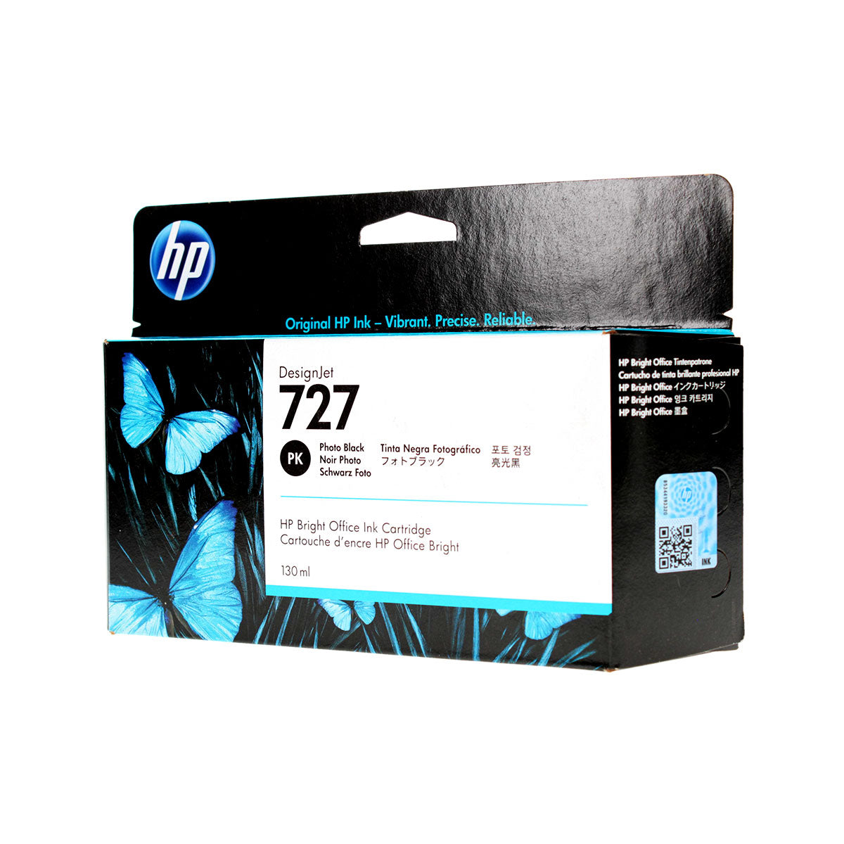 OEM HP 727 (B3P23A) Inkjet, Black, 130 Yield