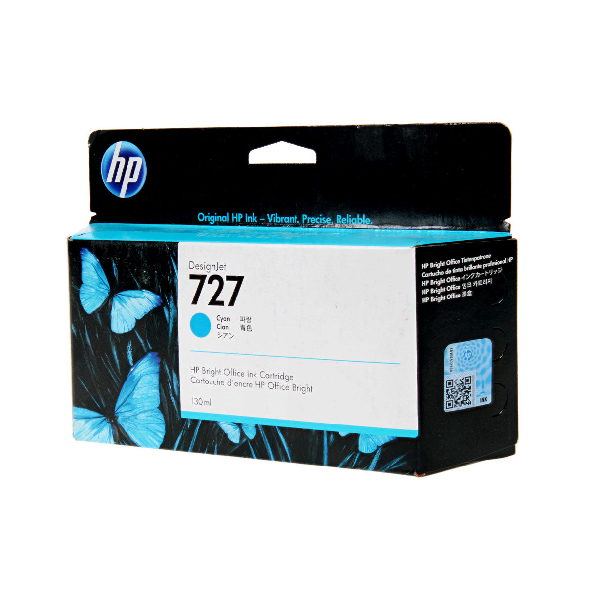 OEM HP 727 (B3P19A) Inkjet, Cyan, 130 Yield