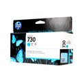 OEM HP 730 (P2V62A) Inkjet, Cyan, 130 Yield