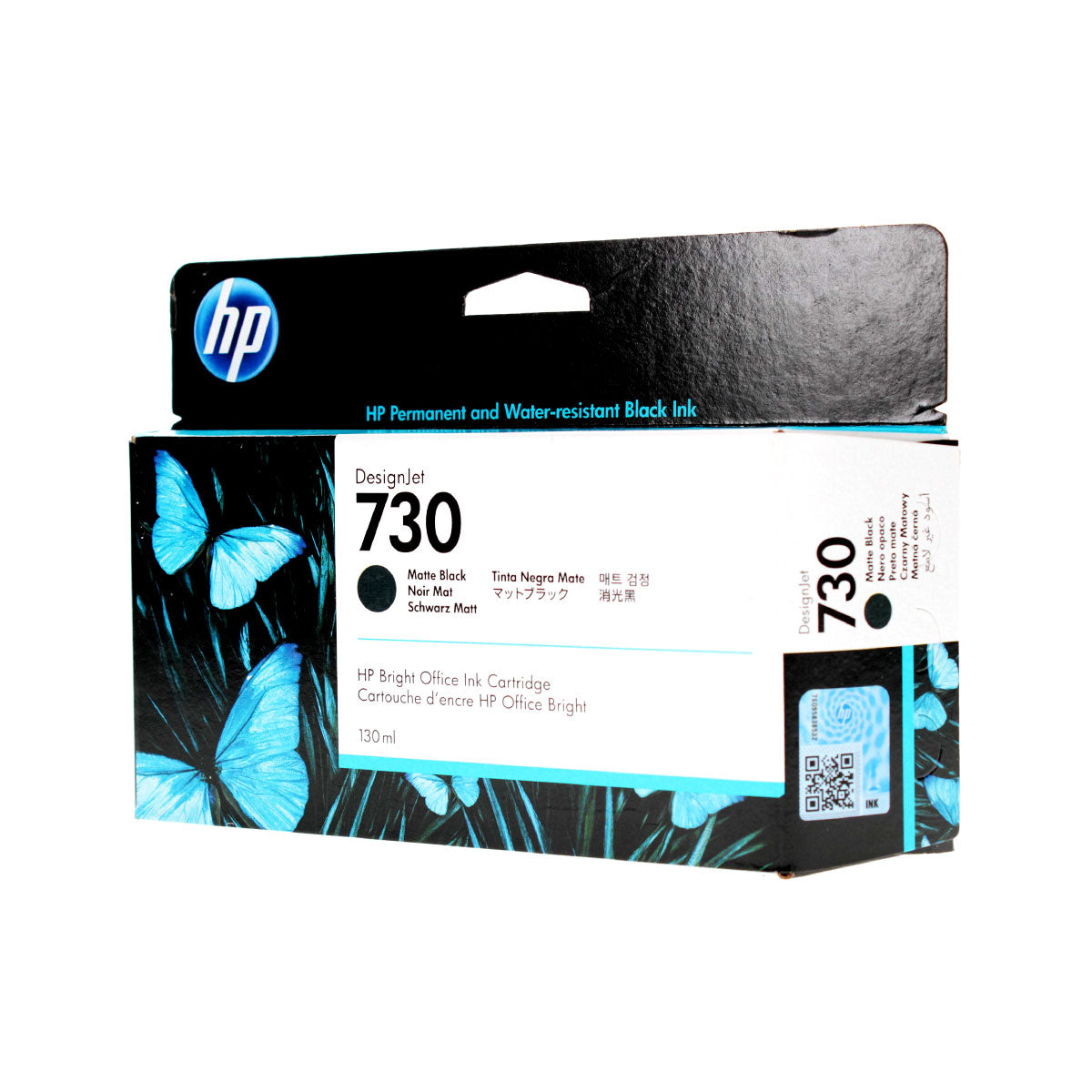 OEM HP 730 (P2V65A) Inkjet, Matte Black, 130 Yield