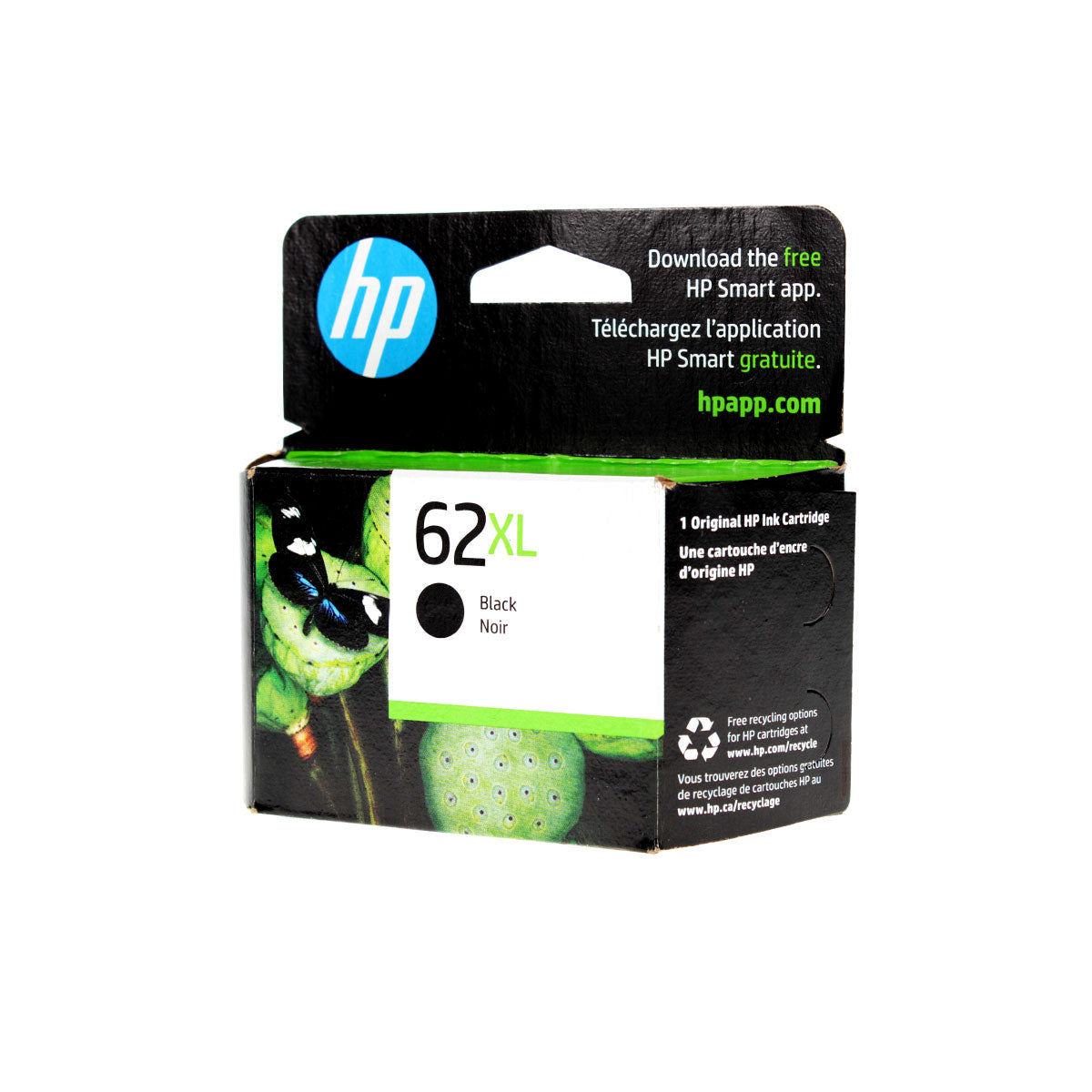 OEM HP 62XL (C2P05AN) Inkjet, Black, 600 Yield