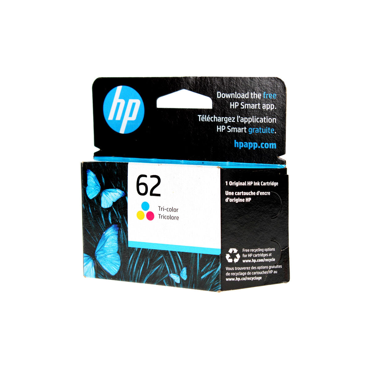 OEM HP 62 (C2P06AN) Inkjet, Color, 165 Yield