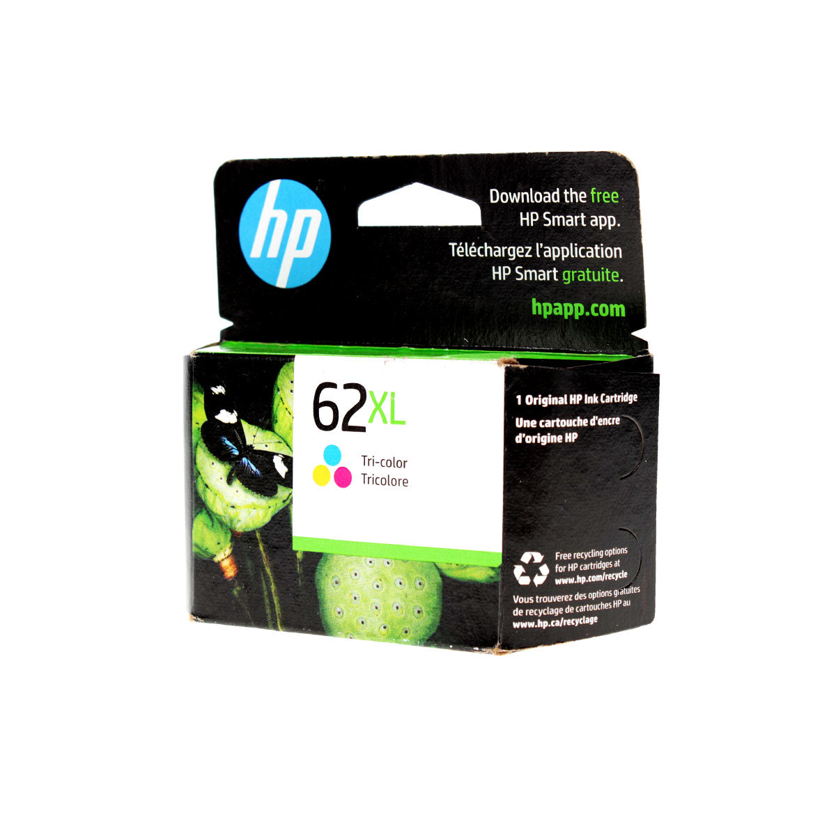 OEM HP 62XL (C2P07AN) Inkjet, Color, 415 Yield