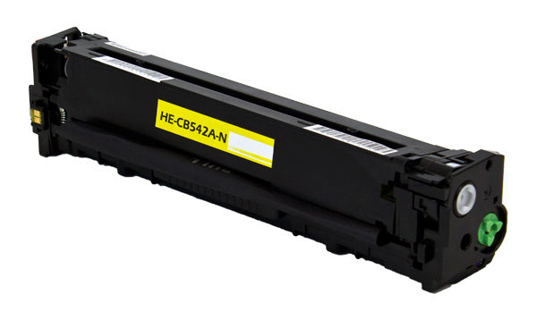 Compatible HP 125A (CB542A) Toner Cartridge, Yellow, 1.4K Yield
