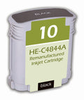 Remanufactured HP 10 (C4844AN) InkJet Cartridge, Black, 28ML