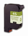 Remanufactured HP 45 (51645A) InkJet Cartridge, Black, 930 Yield